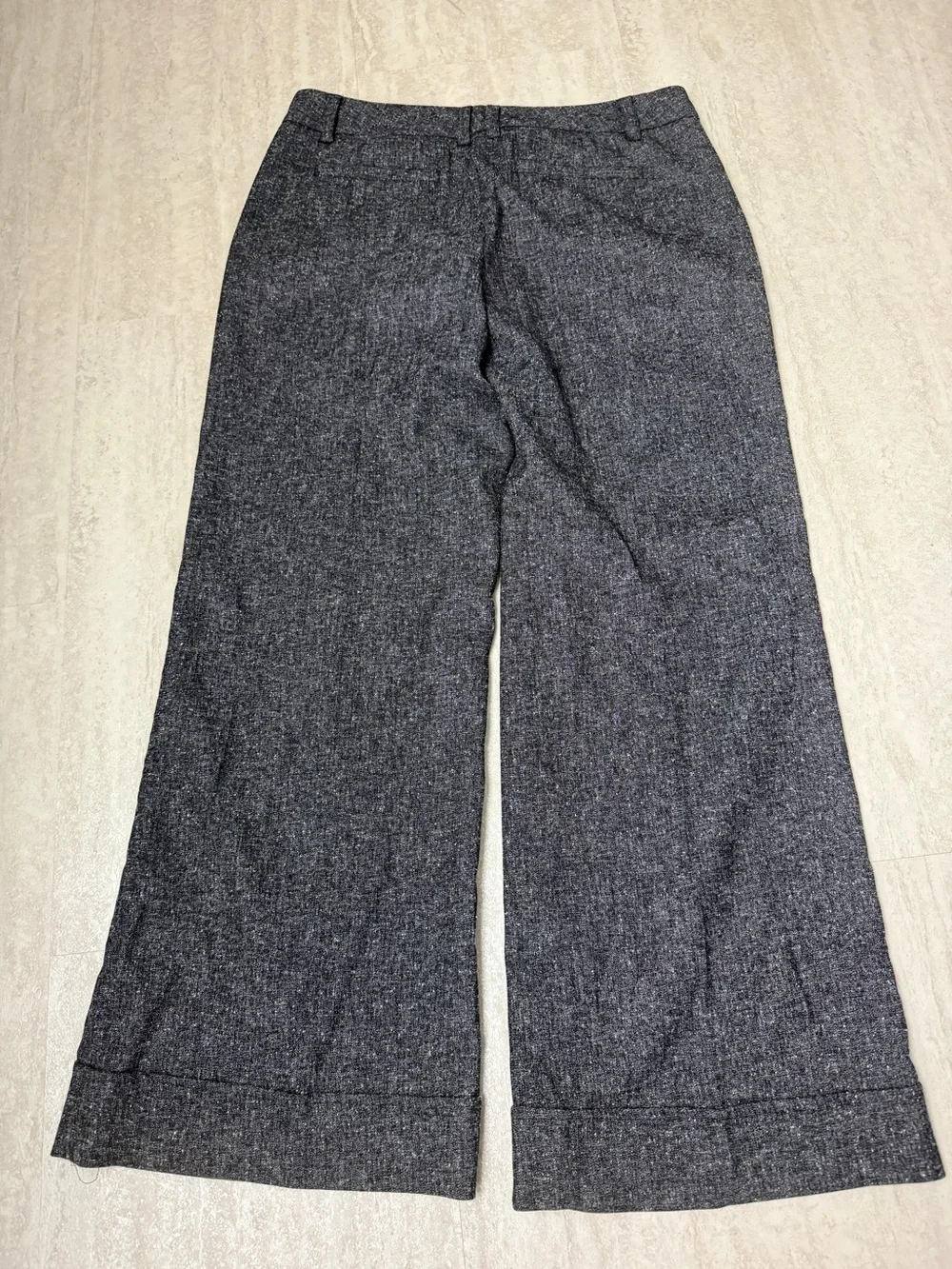 CAbi pants Wide-Leg Gray Dress Pants #230 Speckle trouser tweed pants - Picture 9 of 11